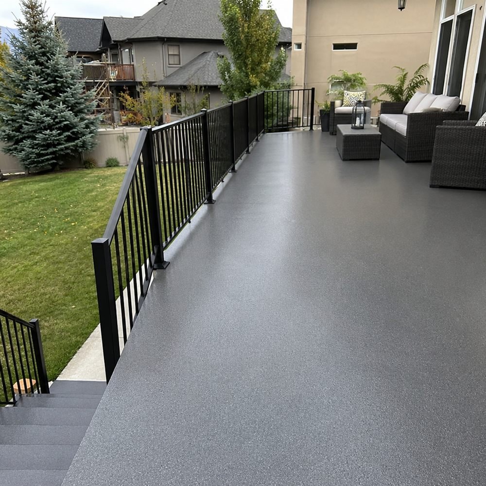 Plancher époxy réalisé par Époxy Sainte-Anne-des-Plaines